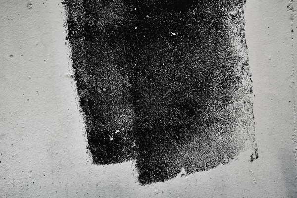 Abstract Grunge Texture Pattern Black Paint White Wall Dry Brush — Stock Photo, Image