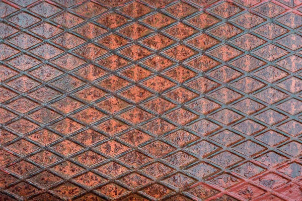 湿凝金属表面 防滑金属花纹质感 — 图库照片