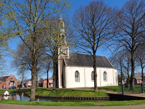 Andreaskerk Medeltida Reformerta Kyrkan Centrum Byn Spijk Provinsen Groningen Nederländerna — Stockfoto