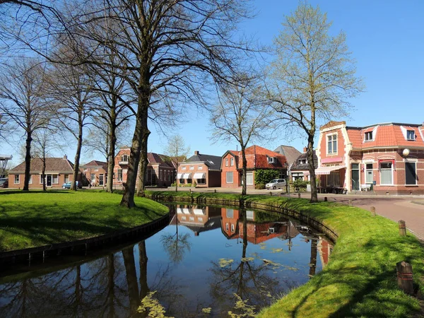 Central Street Townspijk Provincia Olandese Groningen Paesi Bassi — Foto Stock