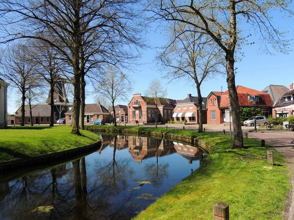 Central Gata Townspijk Nederländska Provinsen Groningen Nederländerna — Stockfoto