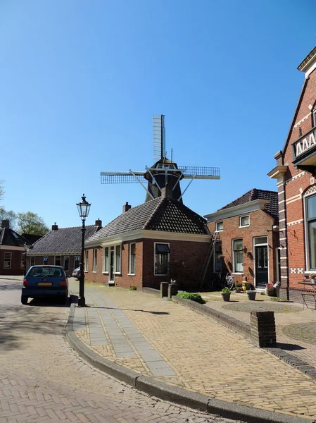 Central Gata Townspijk Nederländska Provinsen Groningen Nederländerna — Stockfoto