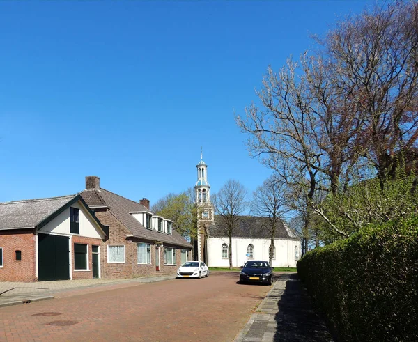 Zentrale Straße Townspijk Holländische Provinz Groningen Niederland — Stockfoto