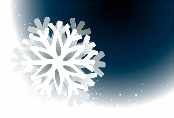 Christmas Abstract Background Snow — Stock Vector