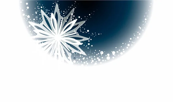 Fondo Abstracto Navidad Con Nieve — Archivo Imágenes Vectoriales