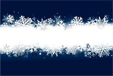 Kar ve yıldız ile Noel soyut arka plan