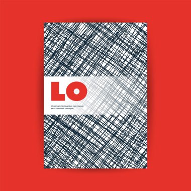 Retro tarzı el ilanı veya iş - ilgili raporları, sunumlar, posterlerini açmaları, posterler - yaratıcı vektör şablonunuz için kapak tasarımı