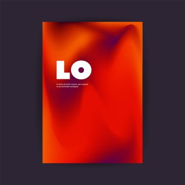 Renkli el ilanı ya da soyut bulanık desen - raporlar, sunumlar, posterlerini açmaları, posterler için uygulanabilir ile işiniz için kapak tasarımı