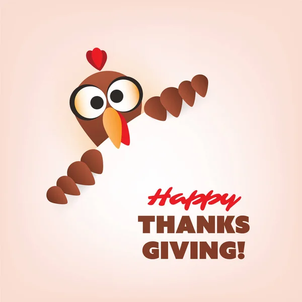 Happy thanksgiving kortdesign — Stock vektor