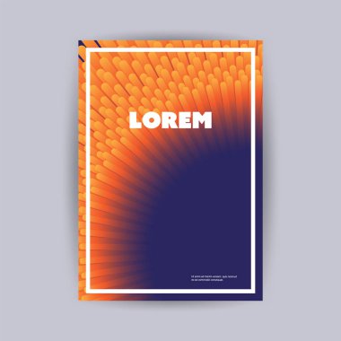 Renkli Modern tarzı el ilanı tasarımı 3d geometrik desen arka plan - dinamik şekiller kompozisyonu ile