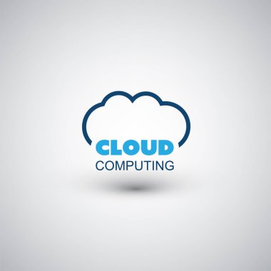 Simge veya etiket tasarımını bulut bilgisayar