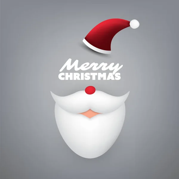 God jul, Happy Holidays gratulationskort — Stock vektor