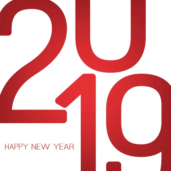 Καλύτερες ευχές - στυλ ρετρό ευτυχισμένο το νέο έτος ευχετήρια κάρτα ή φόντο, δημιουργικό σχεδιασμό πρότυπο - 2019 — Διανυσματικό Αρχείο