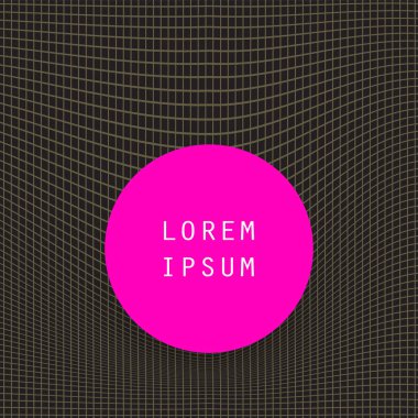 Siyah ve mor dalgalı çizgili desen arka plan optik yanılsama - 3d vektör çizim ile 