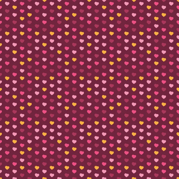 抽象的なシームレスな白 ピンクのハート パターン バレンタインの日カードまたは背景ベクトル デザイン — ストックベクタ