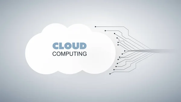 Cloud Computing Návrhu Koncepce Digitální Připojení Technologie Pozadí Mesh Sítě — Stockový vektor