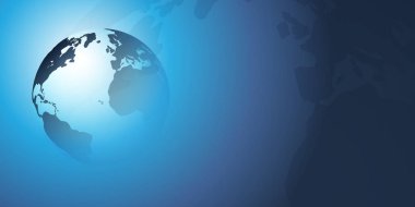 Dünya tasarım - Global iş, teknoloji, küreselleşme kavramı, vektör kalıp toprak 