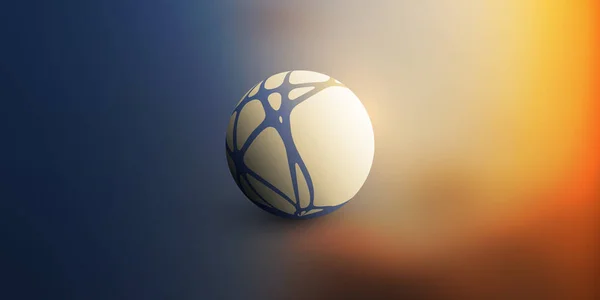 Abstract Globe Design Netwerken — Stockvector