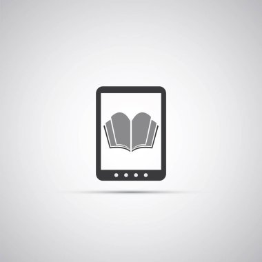 E-kitap okuyucu kavramı, simge tasarım 