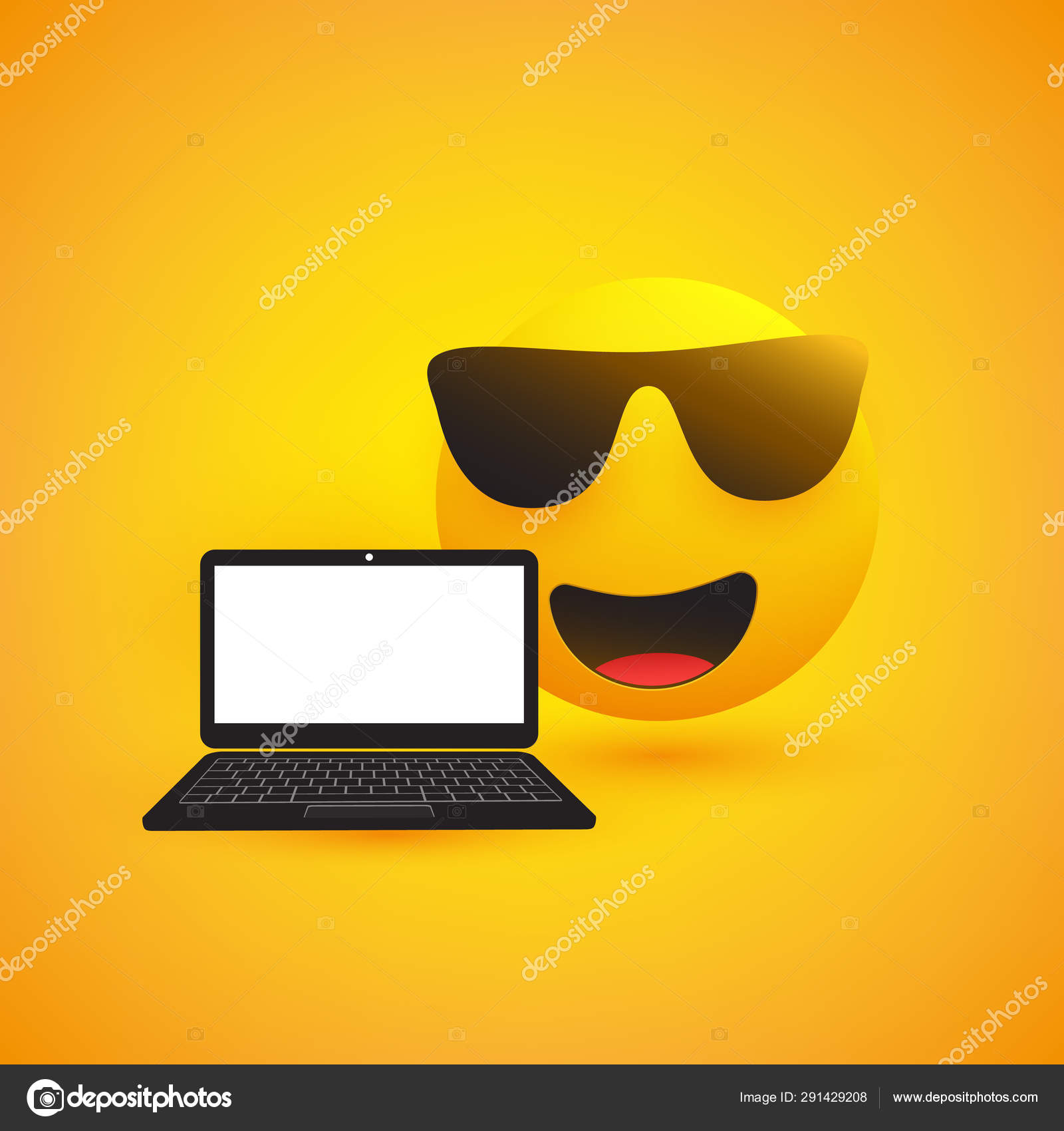 Computer glasses face emoji cheap