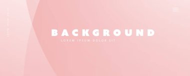 Soyut Pembe Minimum Geometrik Desen Arkaplan, Çok Amaçlı Şablon, Gradyan Şekiller, Geleceğin Posteri, Başlık veya İniş Sayfa Tasarımı - Vektör Resimleri