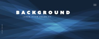 Soyut Mavi Asgari Geometrik Desen Arkaplan, Çok Amaçlı Şablon, Gradyan Şekiller, Geleceğin Posteri, Başlık veya İniş Sayfa Tasarımı - Vektör Resimleri