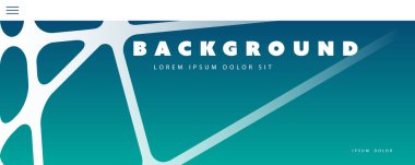 Soyut Yeşil ve Mavi Asgari Geometrik Desen Arkaplan, Çok Amaçlı Şablon, Gradyan Şekilleri Kompozisyonu, Geleceğin Posteri, Başlık veya İniş Sayfa Tasarımı - Vektör İllüstrasyonu