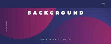 Soyut Mor ve Hayalet Mavi Minimum Geometrik Desen Arkaplan, Çok Amaçlı Şablon, Gradyan Şekiller, Geleceğin Posteri, Başlık veya İniş Sayfası Tasarımı - Vektör İllüstrasyonu