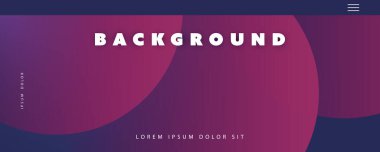 Soyut Mor ve Hayalet Mavi Minimum Geometrik Desen Arkaplan, Çok Amaçlı Şablon, Gradyan Şekiller, Geleceğin Posteri, Başlık veya İniş Sayfası Tasarımı - Vektör İllüstrasyonu