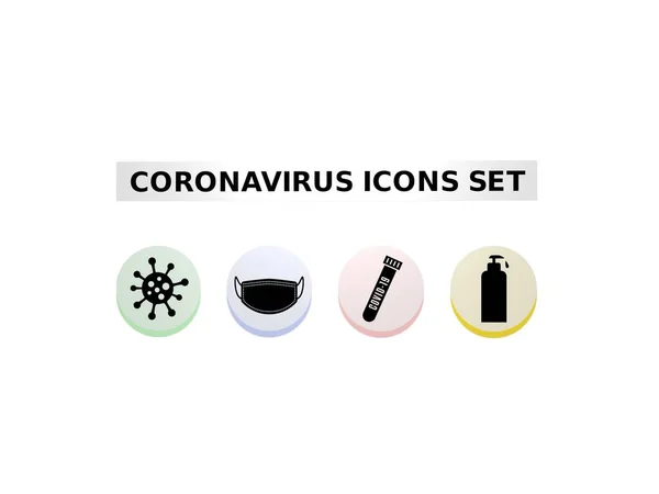 Arresto coronavirus e sfondo bianco - rendering 3d — Foto Stock