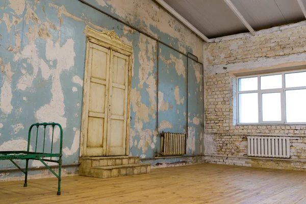 Old Weathered Room Abandoned Building — Stock Photo, Image