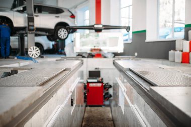 Yakınsama çöküşü durmak auto-hizmetinde. Bilgisayar araba süspansiyon tanı