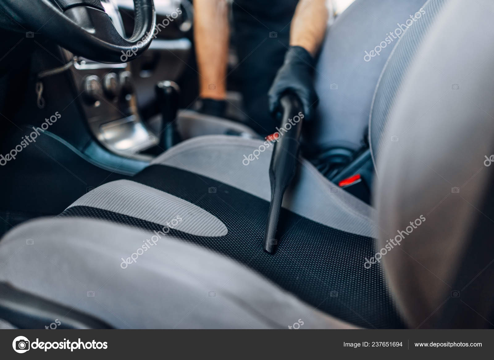 Auto Detailing Car Interior Carwash Service Worker Gloves