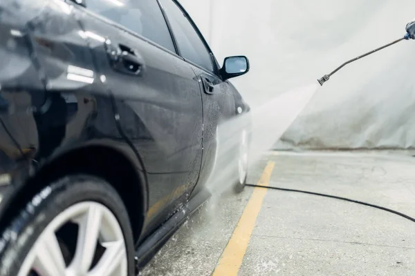 Serviço Lavagem Carros Limpeza Carro Auto Detalhamento Lavagem Alta Pressão — Fotografia de Stock