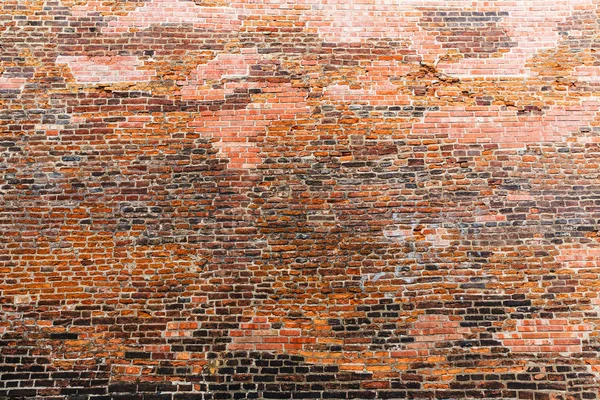 Muro Mattoni Antico Edificio Vecchia Città Europea Turismo Estivo Viaggi — Foto Stock