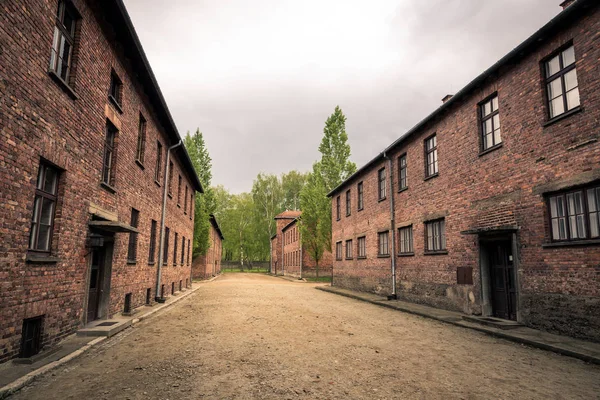 Caserma Dei Prigionieri Campo Concentramento Tedesco Auschwitz Birkenau Polonia Museo — Foto Stock