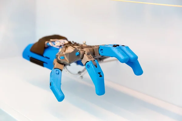 Prótese Mão Humana Parte Mecânica Tecnologia Protética Futura Bio Engenharia — Fotografia de Stock