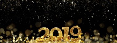 arka plan 2019 altın rakamlar 