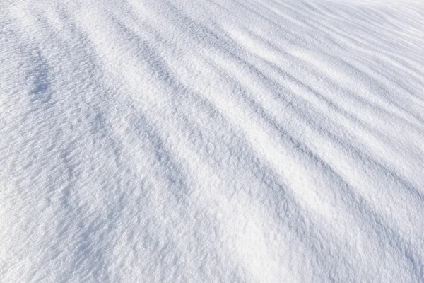 Close Surface Textured Fresh Snow — Stock Photo, Image