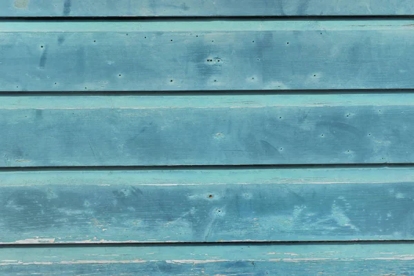 Close on blue  wooden board of  a cottage outdoor facade — Stock Photo, Image