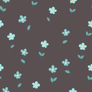 Soyut çiçek pürüzsüz desen arkaplanı