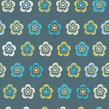 Soyut çiçek pürüzsüz desen arkaplanı