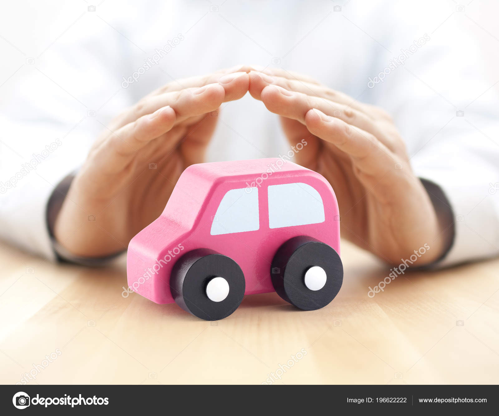 small pink toy cars