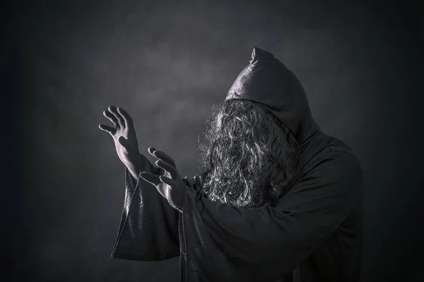 Witch Hooded Cloak — Stock Photo, Image