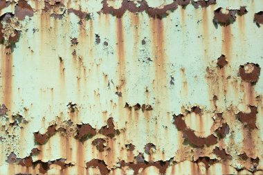 Paslanmış çeliğin arka plan dokusu.