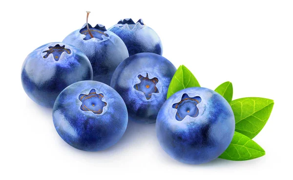 Isolated blueberries