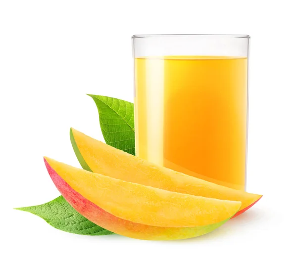 Jus de mangue isolé — Photo