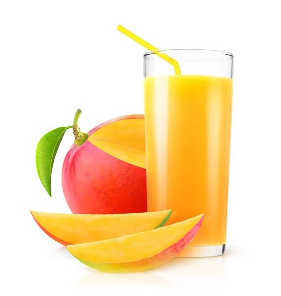 Izole mango suyu — Stok fotoğraf