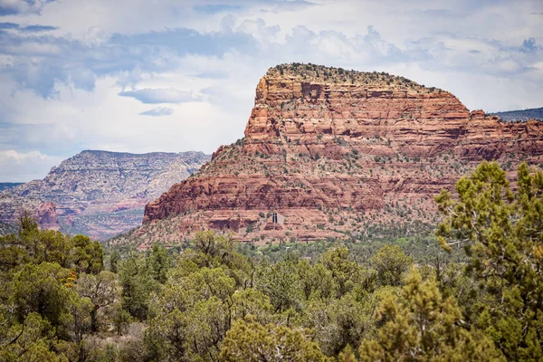 Malownicze Widoki Formacji Red Rock Sedona Stanie Arizona — Zdjęcie stockowe