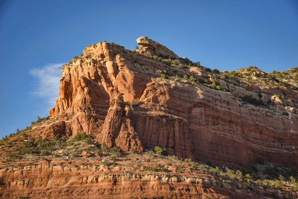 Sedona Arizona Red Rock Oluşumu Doğal Görünümü — Stok fotoğraf